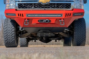 Chevrolet Silverado 2500 HD Skid Plate - Front - Rough Country - PreRunner Style - Black - '07-'14